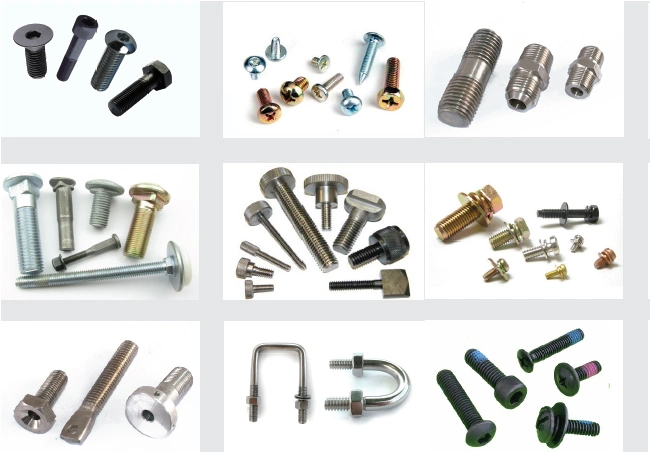 Electro Galvanized Hot DIP Galvanized Black Bolts and Nuts Carbon Steel and Stainless Steel Material Grade 8.8 Fastener